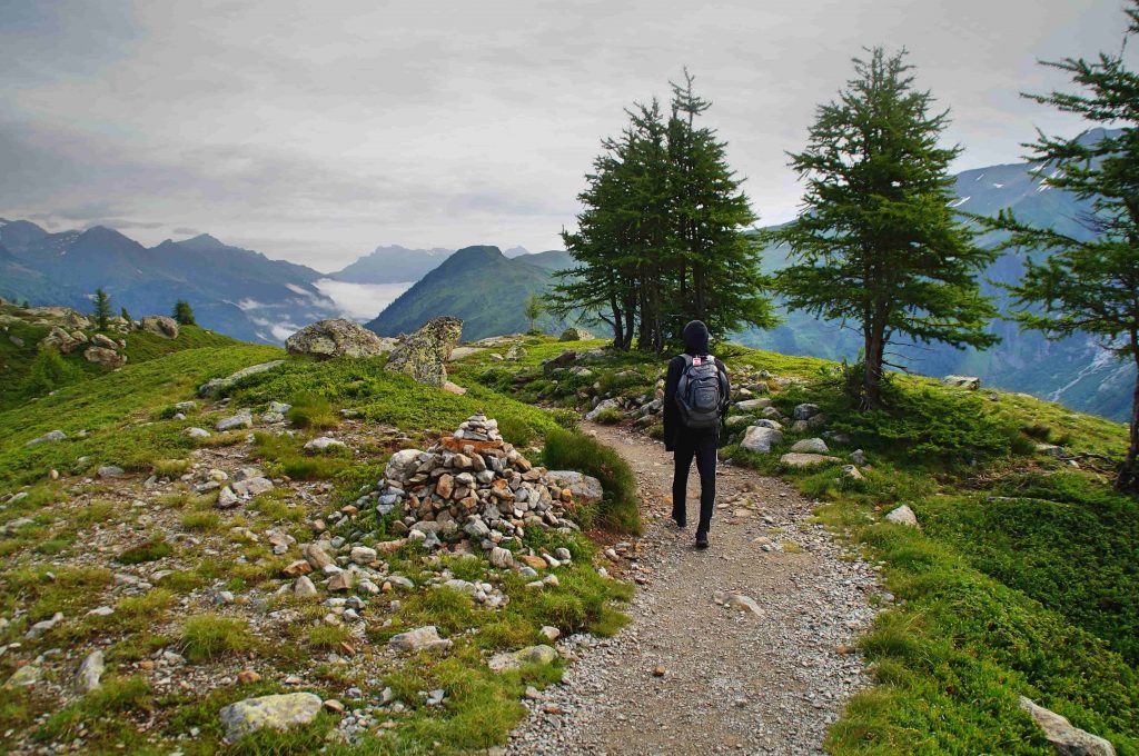 Hiking for refreshment